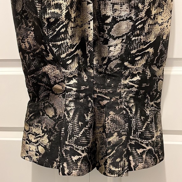 Zac Posen Python-Print Short Sleeve Dress - Picture 7 of 16